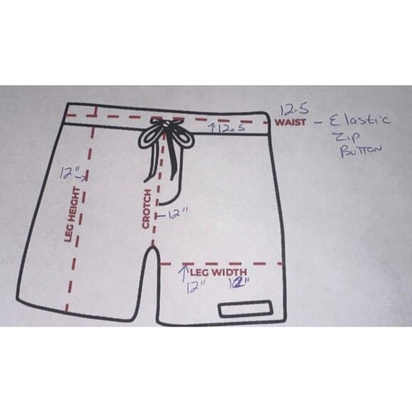 PacSun Womens Denim high waisted jean Shorts Sz 0  25 Elastic Stretch Waist - Picture 9 of 9